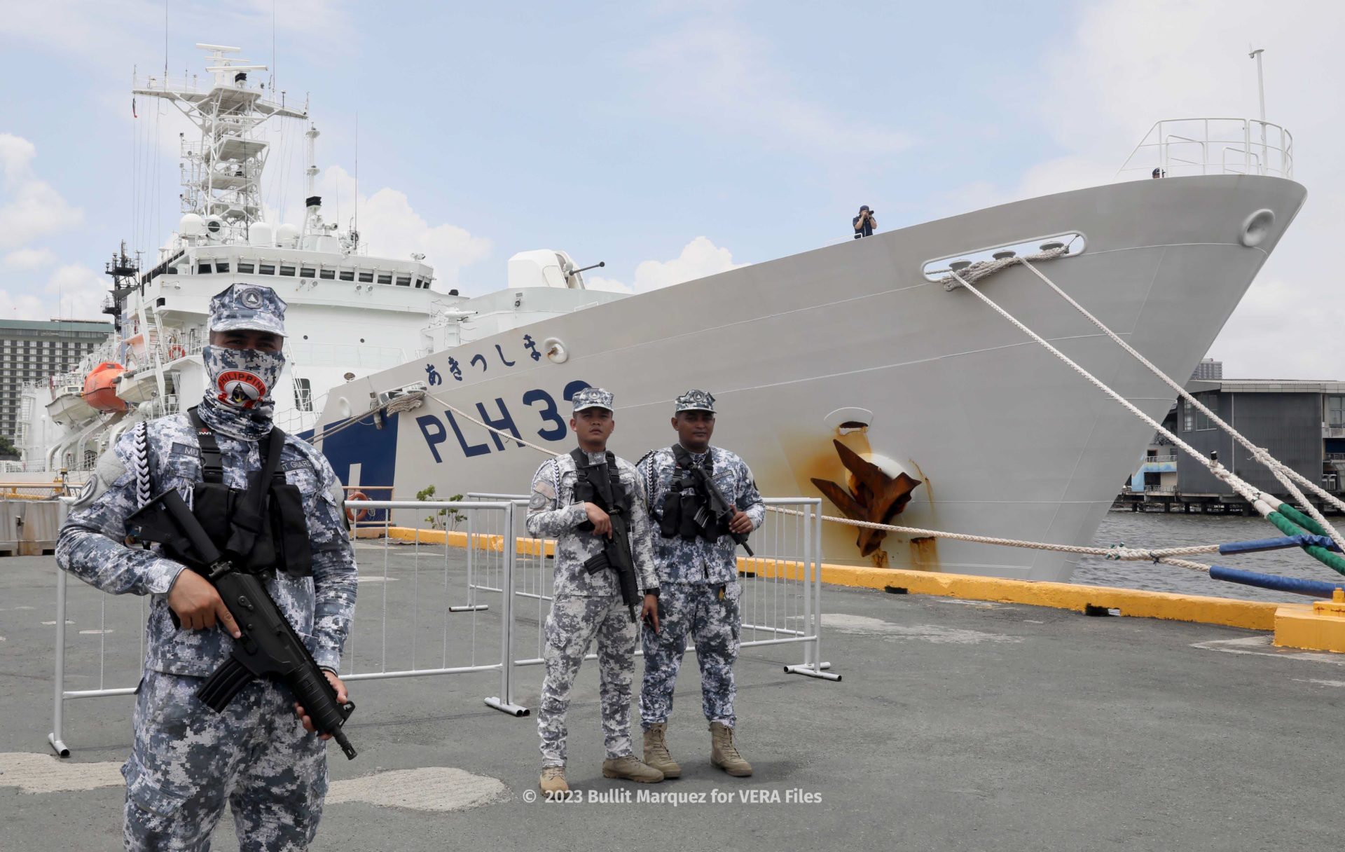 060123 Japan US Coast Guard in PH 3/11 Photo by Bullit Marquez