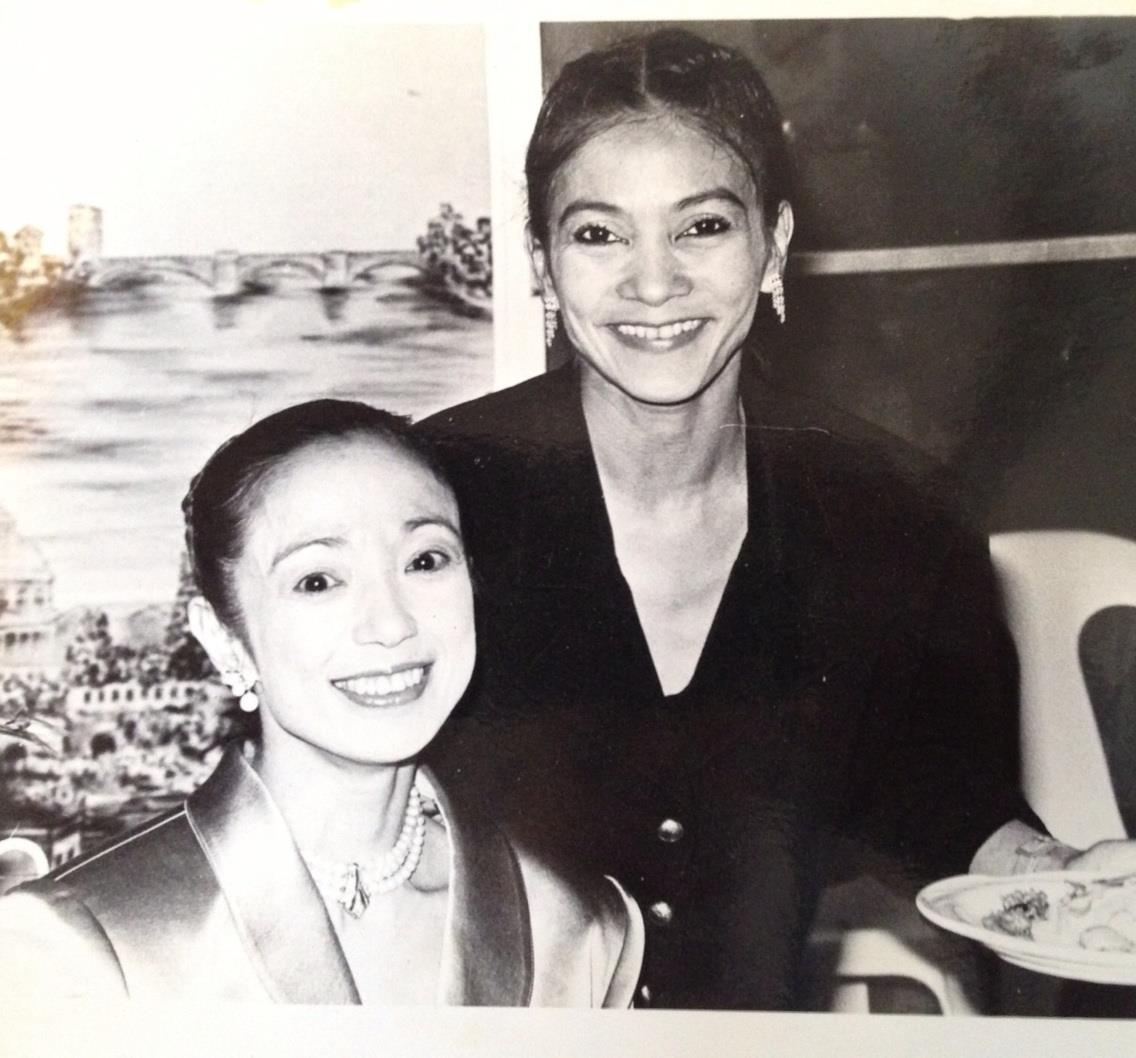 Perry Sevidal with Yoko Morishita