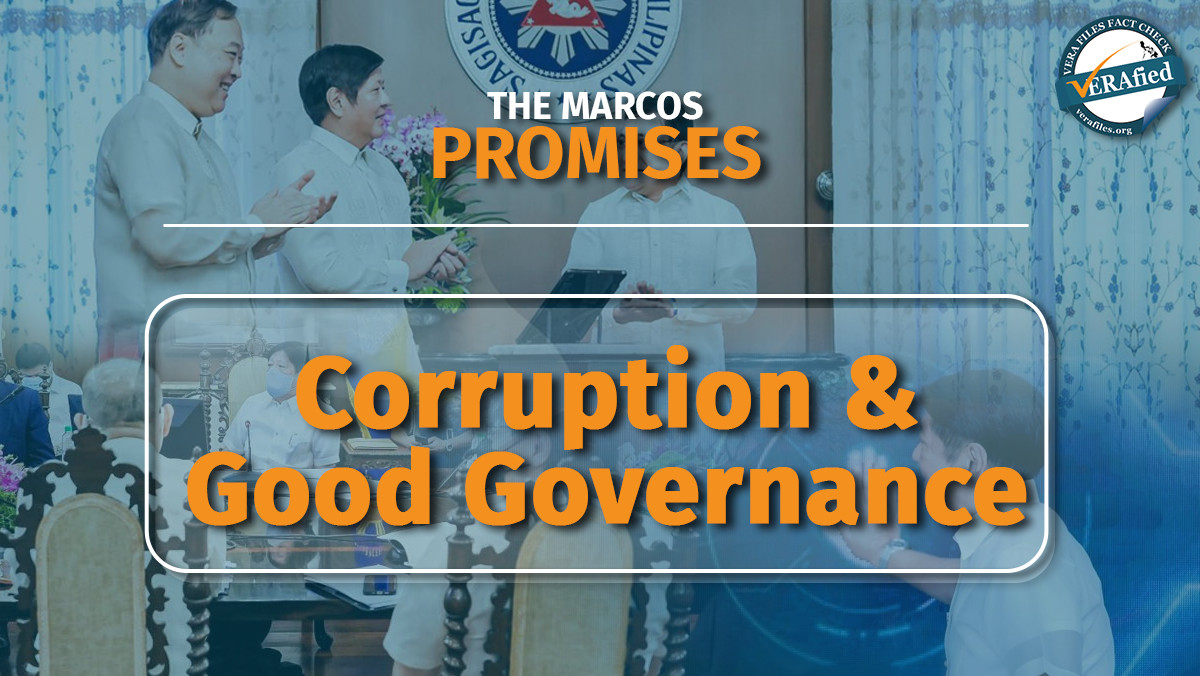SONA 2022 PROMISE TRACKER: CORRUPTION AND GOOD GOVERNANCE