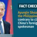 VERA FILES FACT CHECK: Ayungin Shoal is part of the Philippines’ EEZ, contrary to claim of China’s foreign ministry spokesman