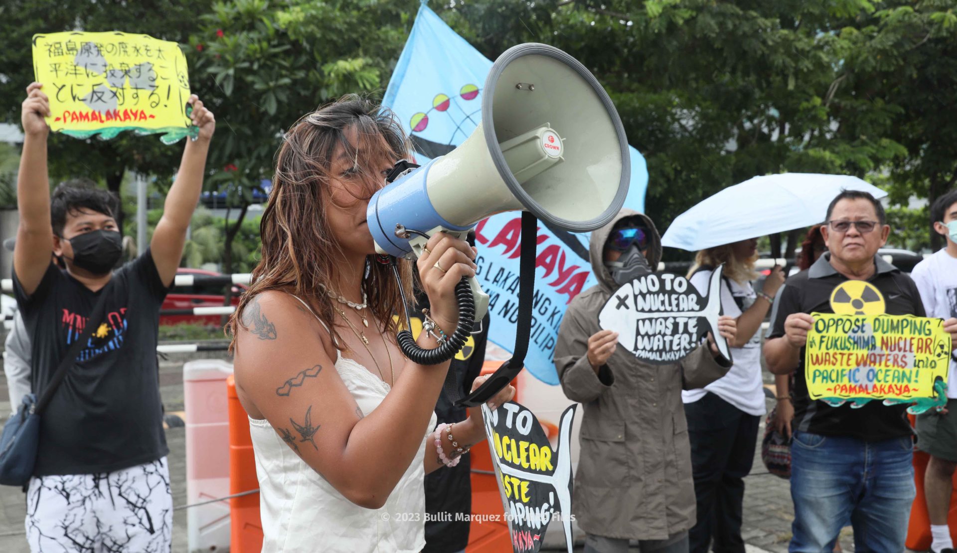 ‘No to Fukushima nuclear waste water’- protesters 4/5, Photo by Bullit Marquez for VERA Files