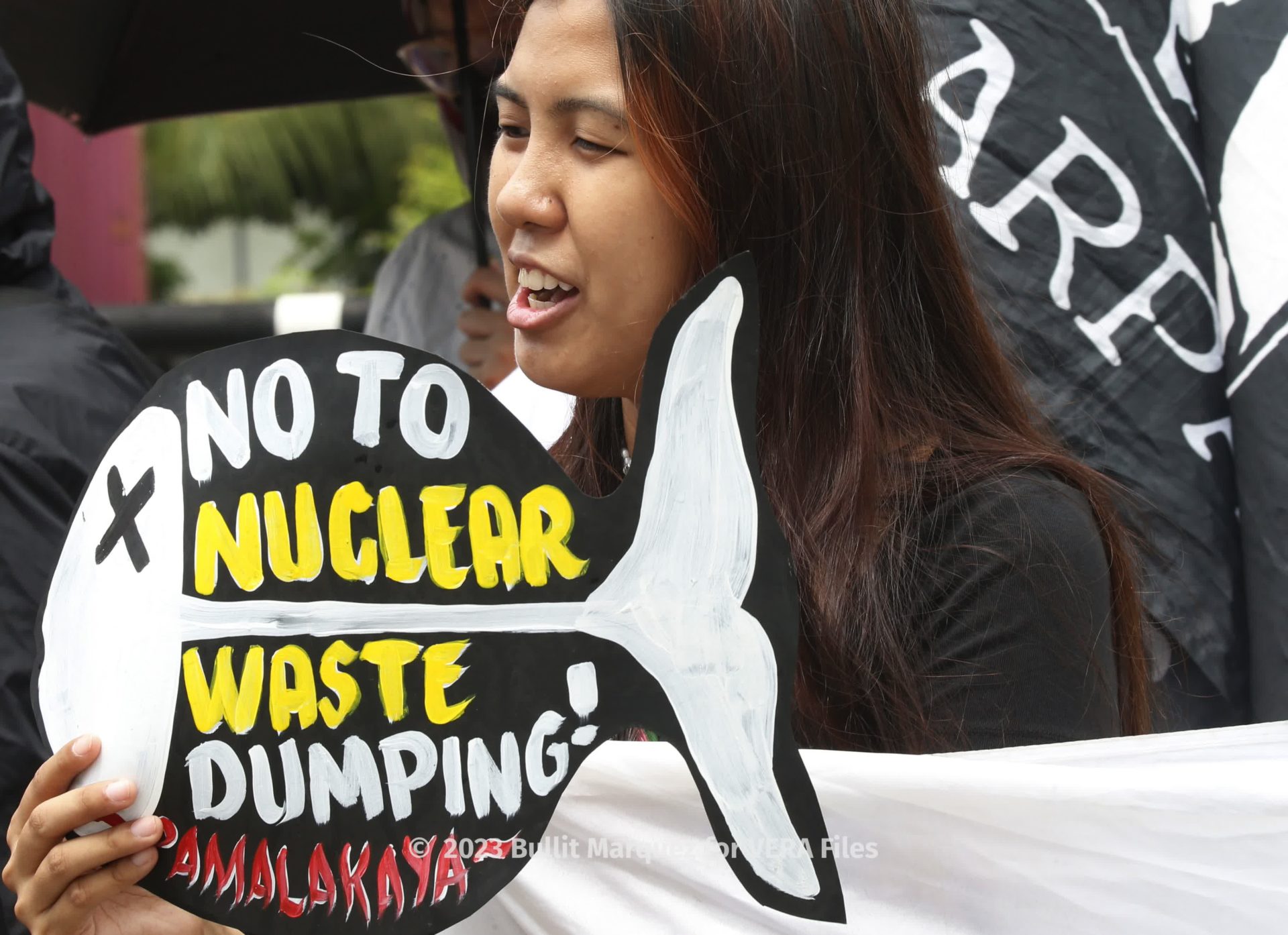 ‘No to Fukushima nuclear waste water’- protesters, Photo by Bullit Marquez for VERA Files