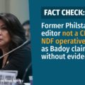 VERA FILES FACT CHECK: Former Philstar.com editor not a CPP-NPA-NDF operative, as Badoy claims without evidence