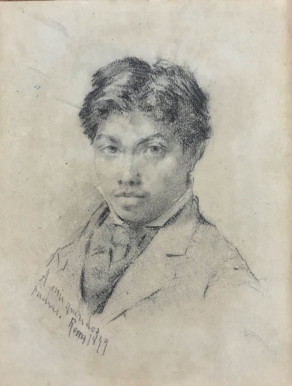 Juan Luna, self portrait, 1879. Photo from Philippine National Museum.