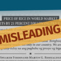 VERA FILES FACT CHECK: Romualdez misleads with claim that price ceiling on rice set by Marcos has affected world market