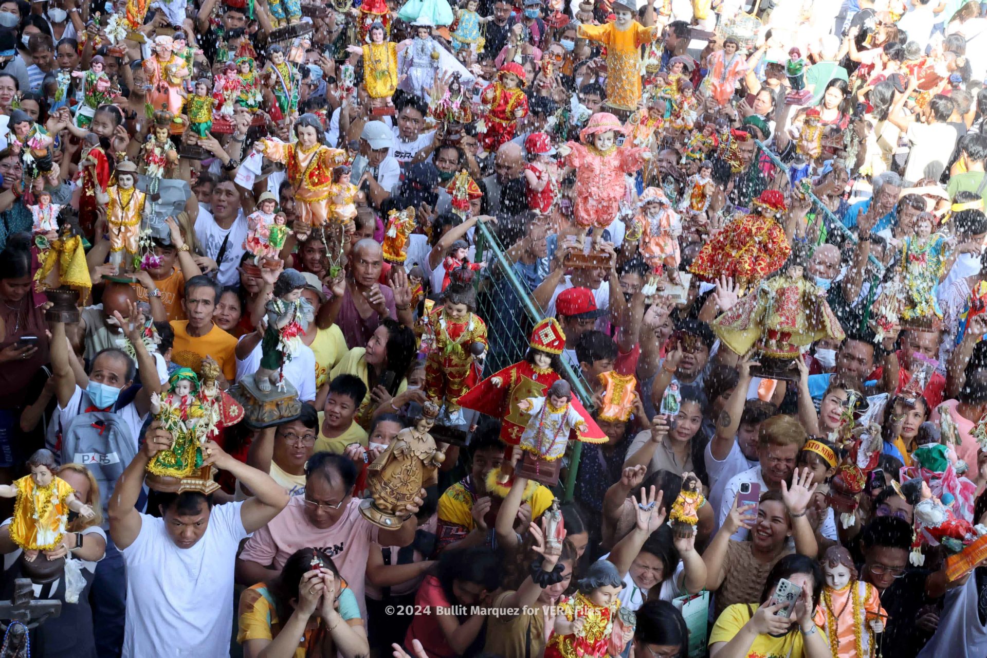 The feast of Sto. Niño 2024, Photo by Bullit Marquez for VERA Files 2/14