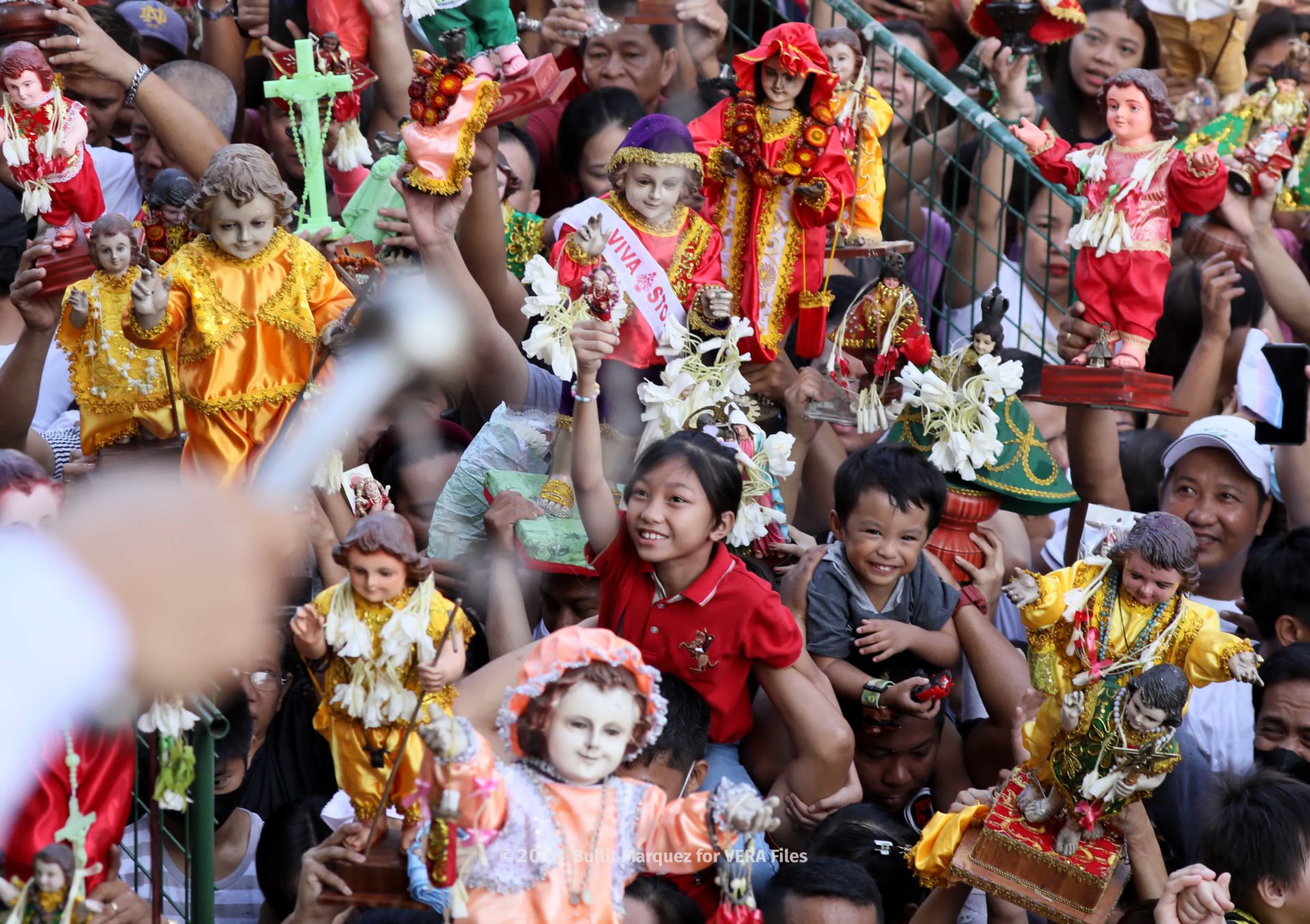 The feast of Sto. Niño 2024, Photo by Bullit Marquez for VERA Files 3/14