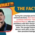 VERA Files Fact Check: After endorsing the presidential bid of Ferdinand Marcos Jr. in 2022, Davao City Mayor Sebastian “Baste” Duterte is now calling for the president’s resignation.