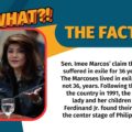 VERA Files Fact Check: The Marcoses lived in exile for just five, not 36, years.