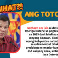 VERA FILES FACT CHECK: Duterte binago ang plano sa 2025 elections bid