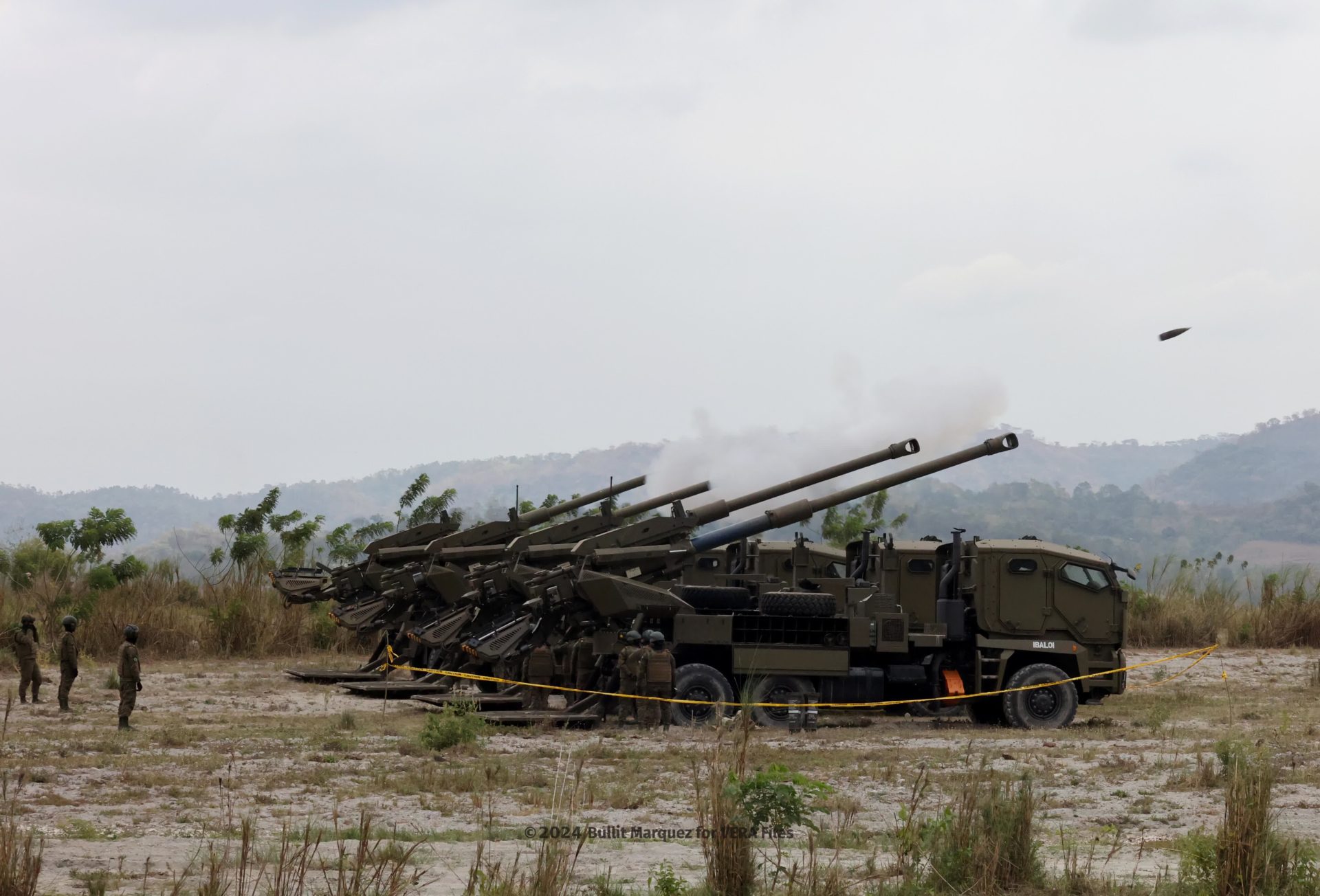 The Philippine Army shows off its territorial defense capability 3/8 Photo by Bullit Marquez for VERA Files