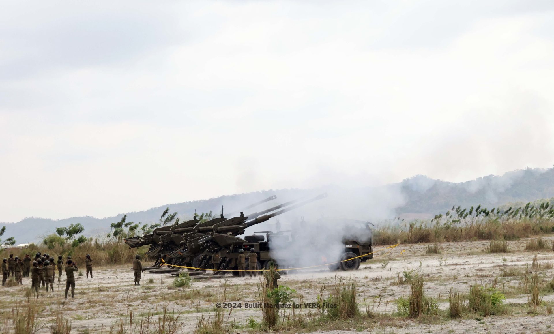 The Philippine Army shows off its territorial defense capability 4/8 Photo by Bullit Marquez for VERA Files