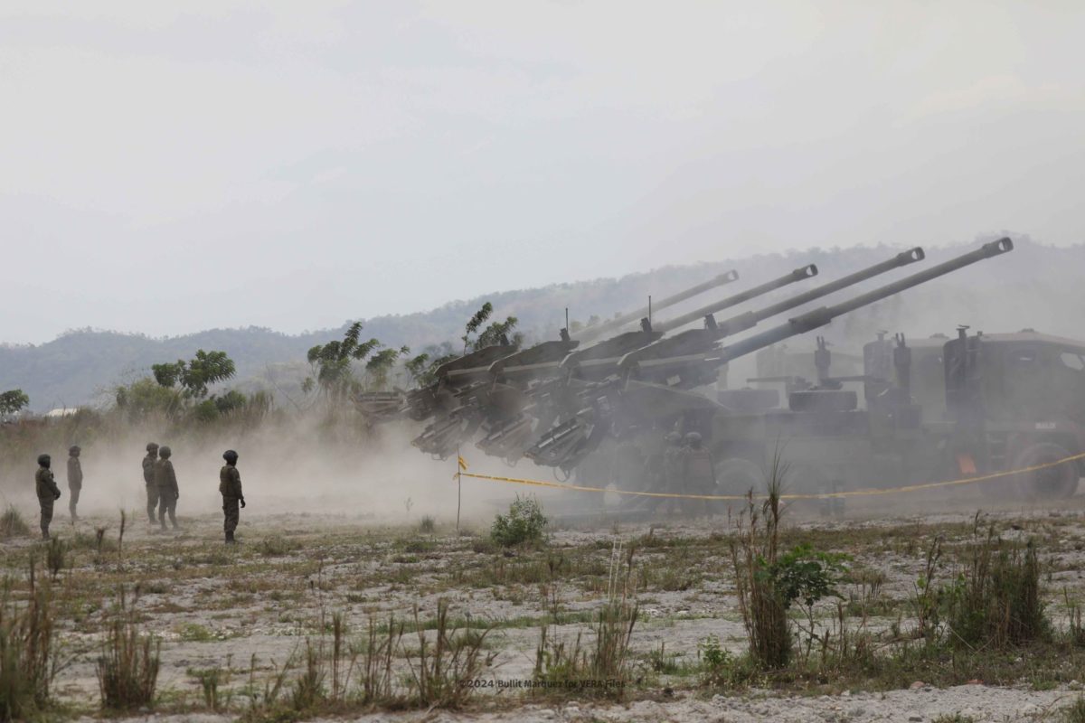 The Philippine Army shows off its territorial defense capability 7/8 Photo by Bullit Marquez for VERA Files