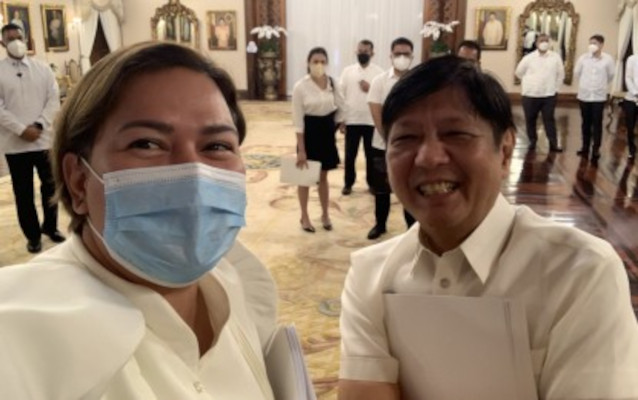 Marcos and Duterte. Photo source: PNA file