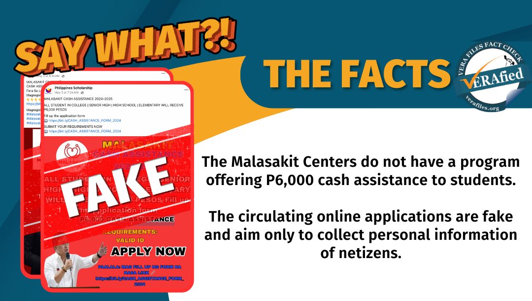VERA FILES FACT CHECK: Netizens fall for FAKE educational assistance from ‘Malasakit Centers’