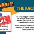 VERA FILES FACT CHECK - THE FACTS: The circulating job advertisement for the hiring of 150,000 office staff is fake and not from the Professional Regulatory Commission (PRC). Vacant positions and their requirements are found on the PRC’s official website (www.prc.gov.ph).