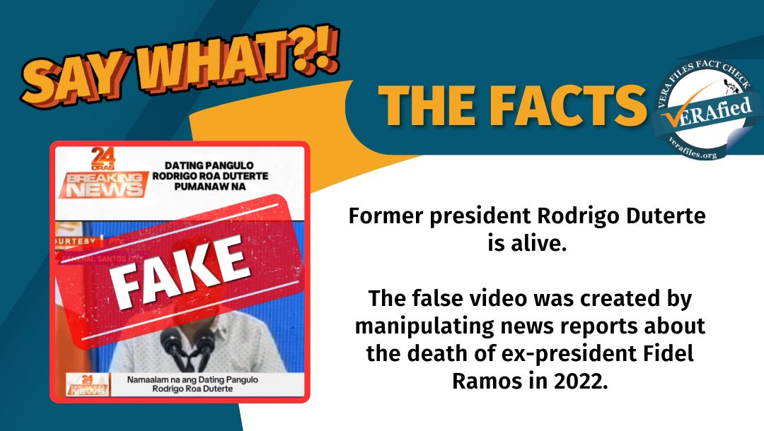 FACT CHECK: Duterte death hoax circulates online