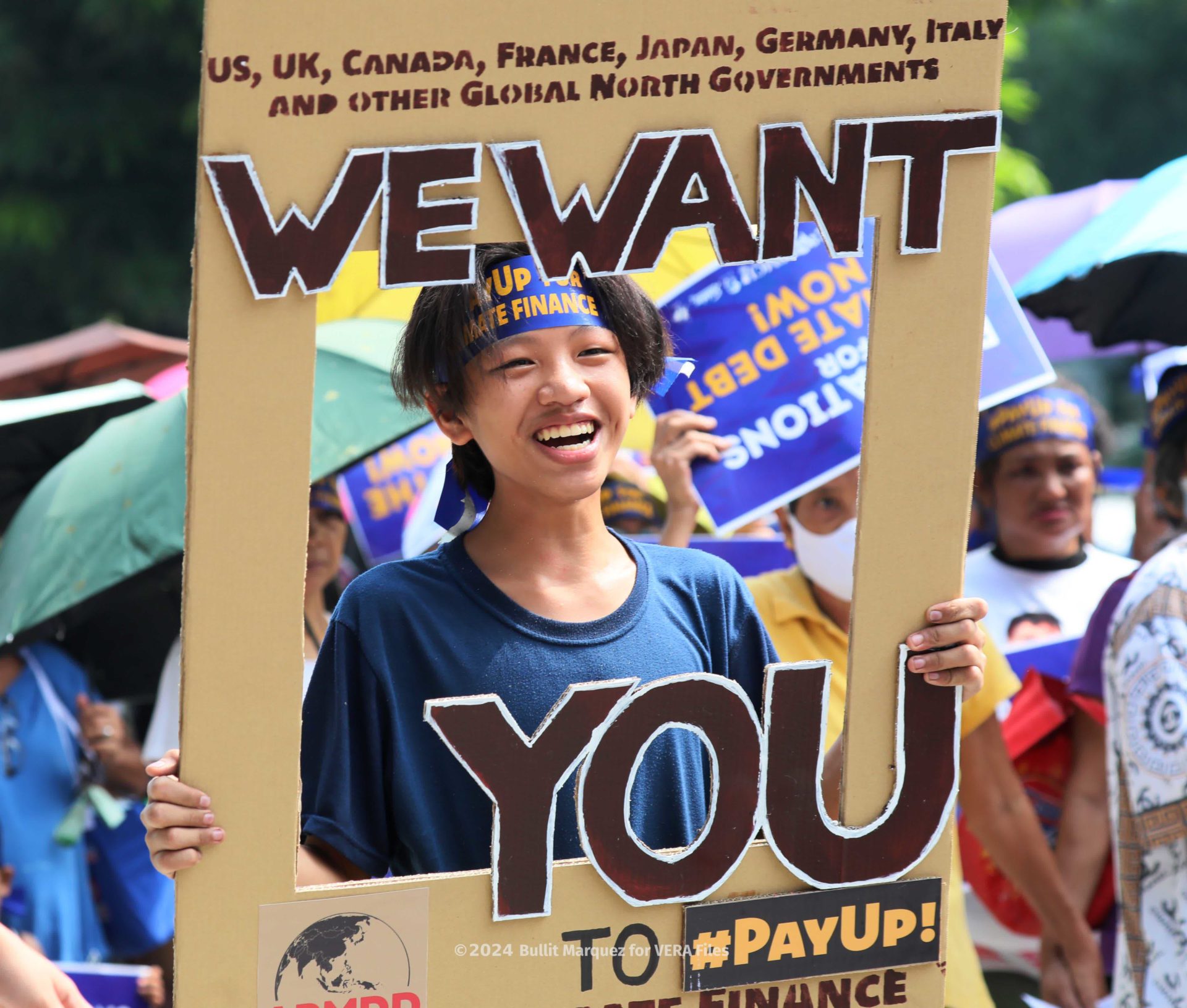 ‘Pay up,’ climate activists send message to rich countries 1/8 Photo by Bullit Marquez