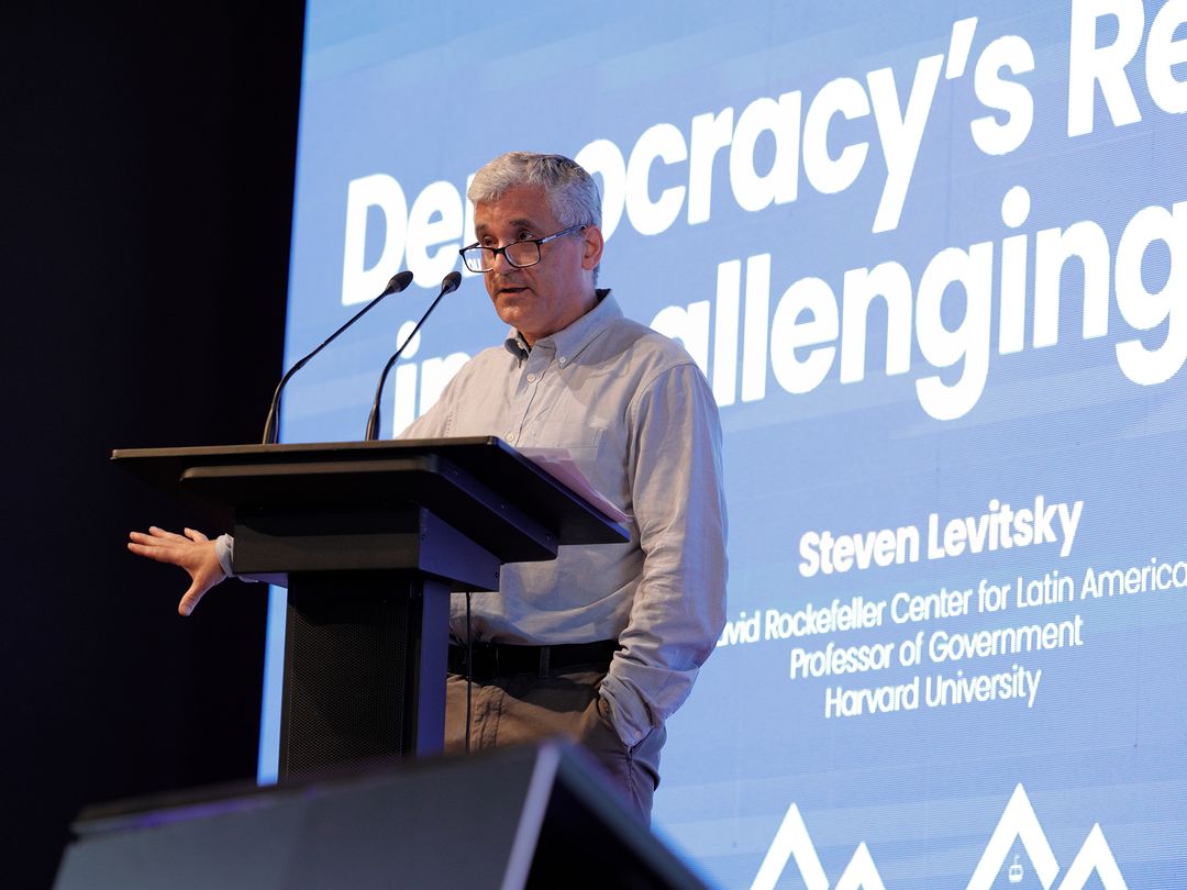 World remains more democratic despite challenge of authoritarianism, political scientist says