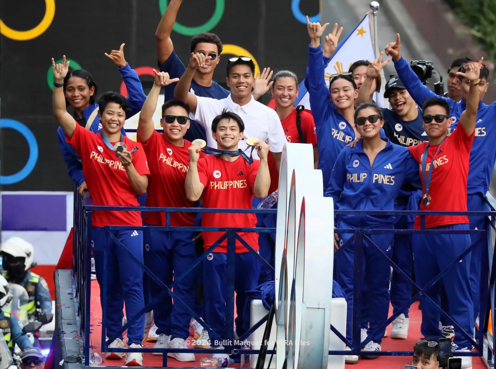 Heroes’ welcome for Olympians