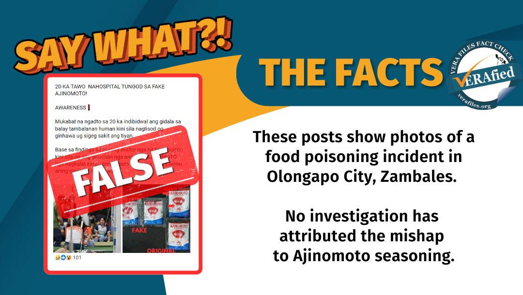 FACT CHECK: ‘Ajinomoto’ warning MISUSES photo of local food poisoning incident