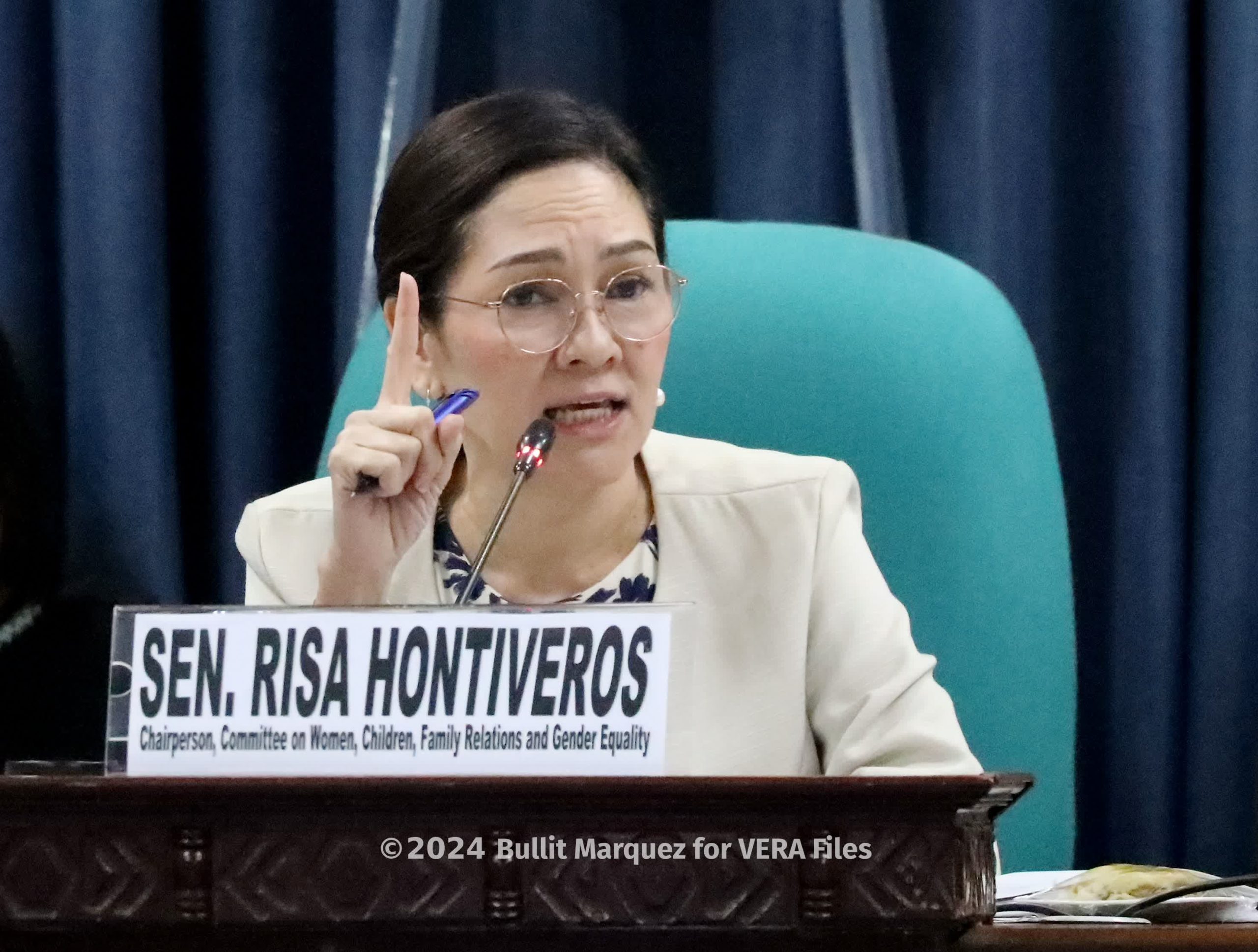 Alice Guo back at the Senate 7/9 Photo by Bullit Marquez