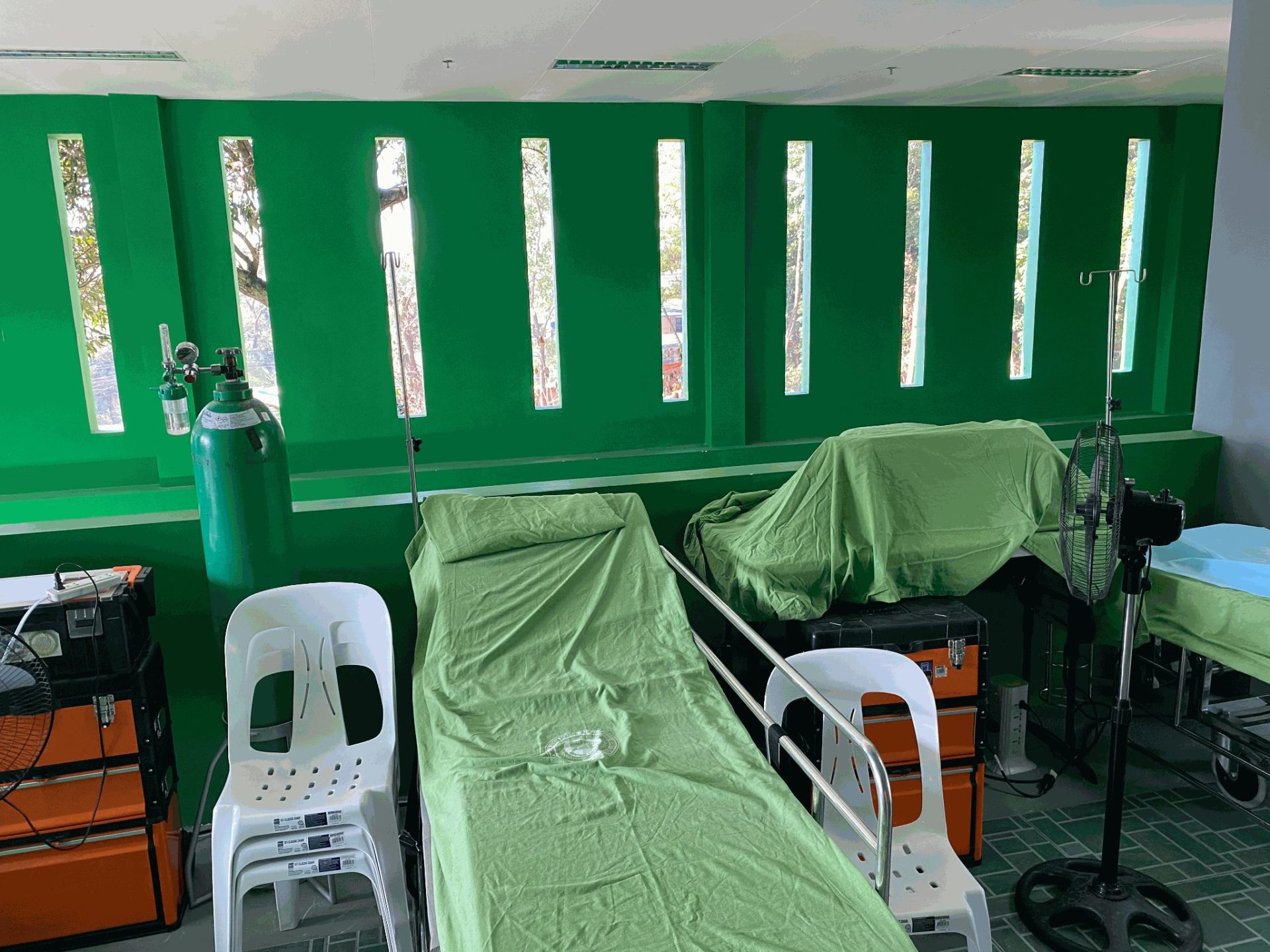 Hospital bed in Tala Hospital in Caloocan City