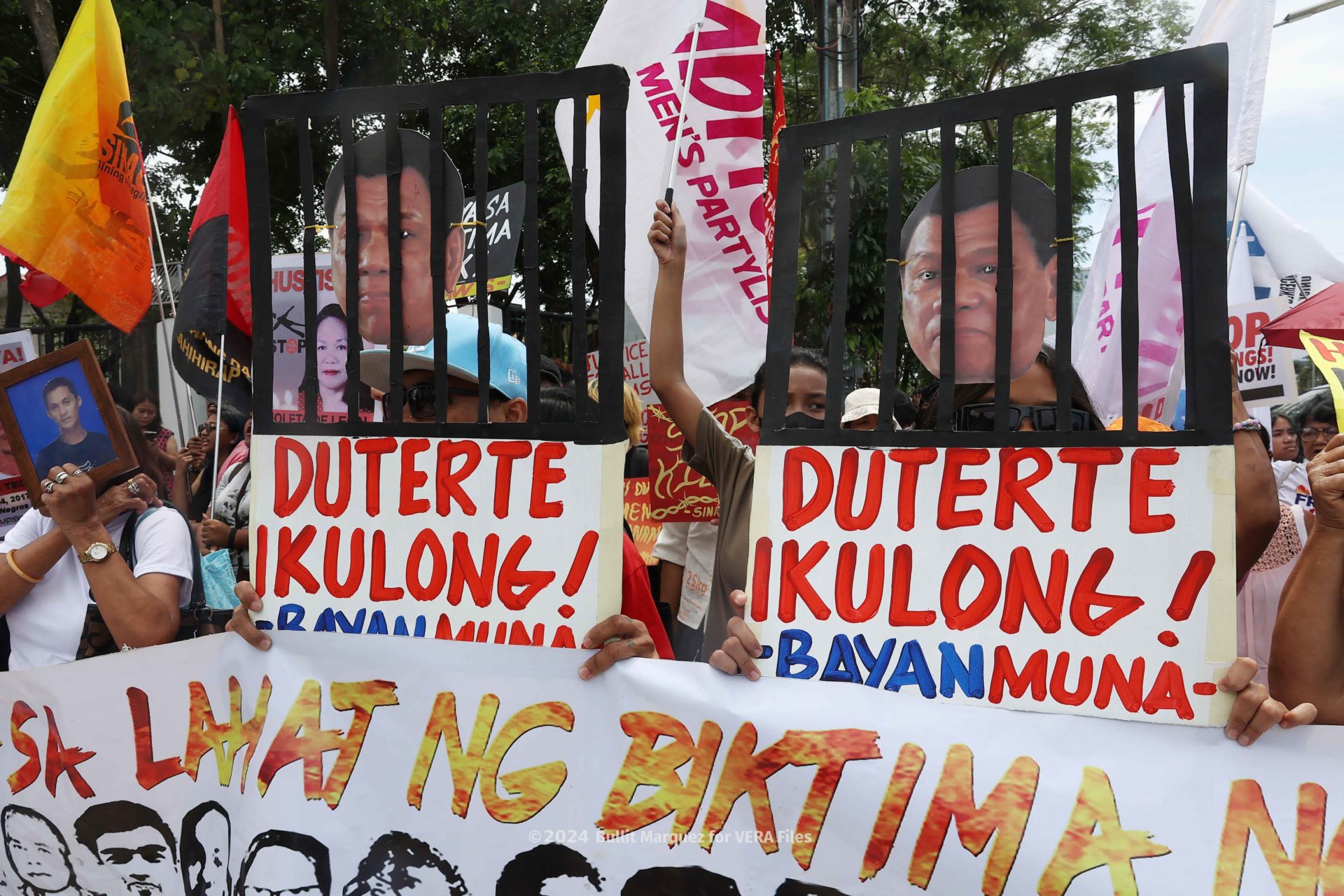 Rallyists demand accountability for the EJKs.