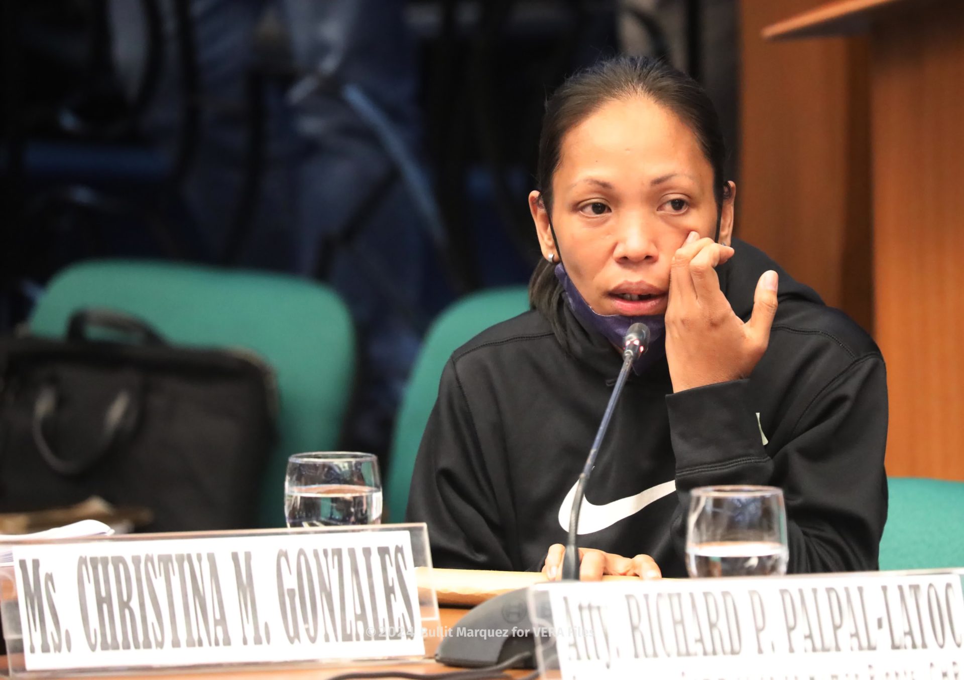 Christine Gonzales,widow of EJK victim Joselito Gonzales. Photo by Bullit Marquez