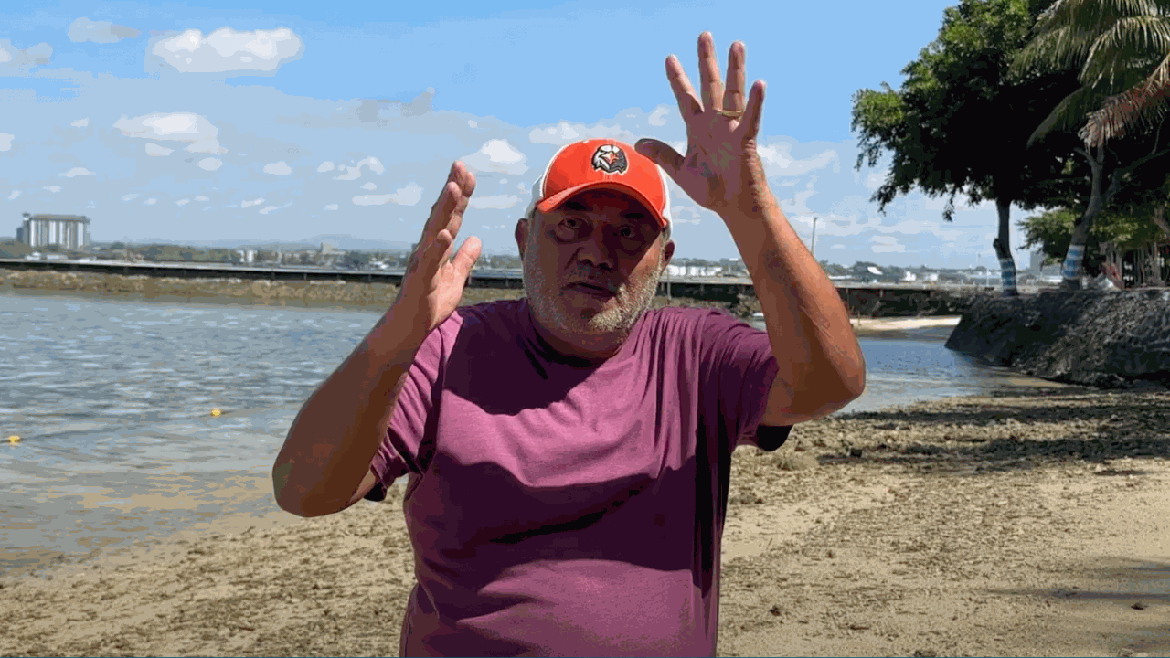 Julian Rodriguez, manager of Paradise Island Park and Beach Resort, said the Lucas-Rodriguez clan has been protecting the reef for over 50 years. Photo: Valerie Joyce Nuval