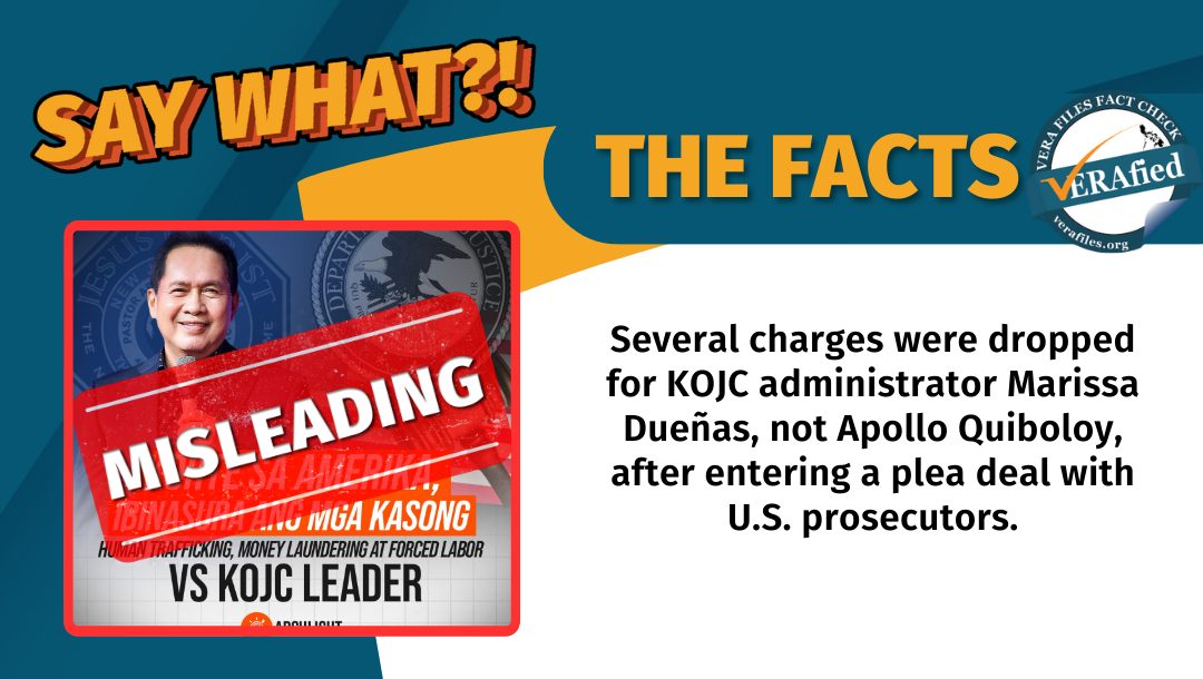 FACT CHECK: Apollo Quiboloy is NOT the KOJC leader with dismissed charges