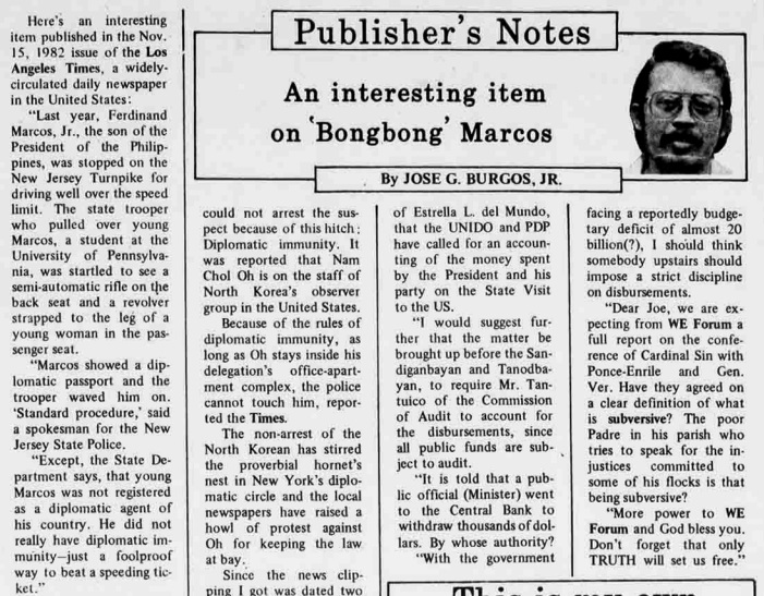 Revisiting Bongbong’s 1981 ‘New Jersey Turnpike episode’