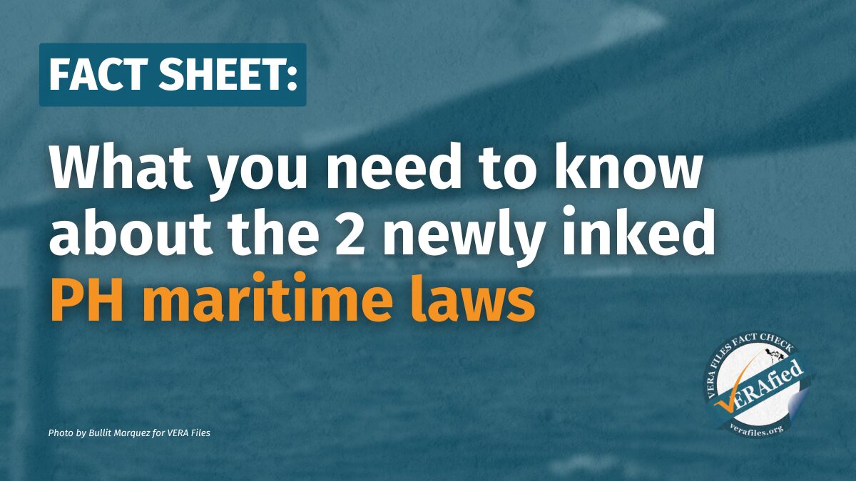 FACT SHEET: What you need to know about the 2 newly inked PH maritime laws