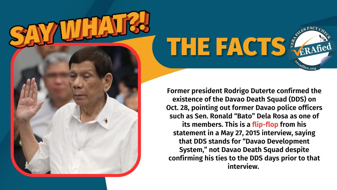 FACT CHECK: Duterte somersaults on ‘non-existence’ of Davao Death Squad