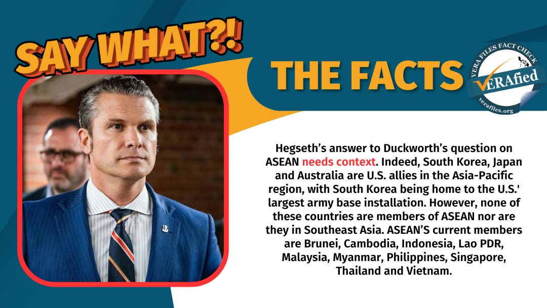 Indeed, South Korea, Japan and Australia are U.S. allies in the Asia-Pacific region. However, none of these countries are members of ASEAN.