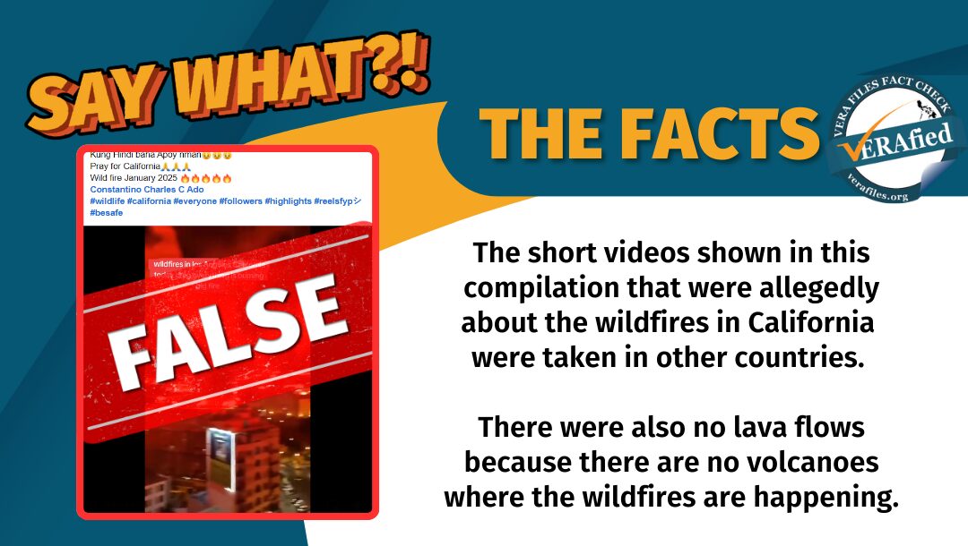 FACT CHECK: Clips with FALSE contexts circulate amid California wildfires