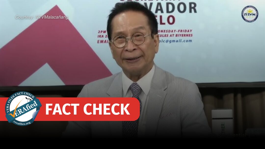 FACT CHECK: Panelo mali ang itinurong komite na nag-cite in contempt kay Zuleika Lopez ng OVP