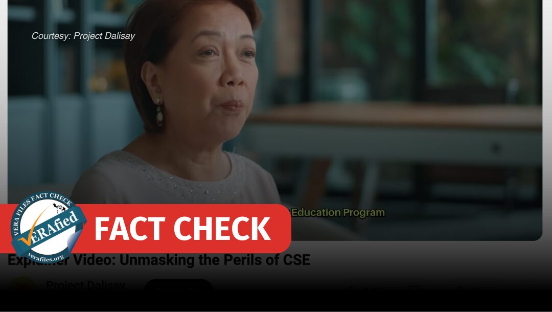 FACT CHECK: Video kontra sexuality education, maraming maling impormasyon