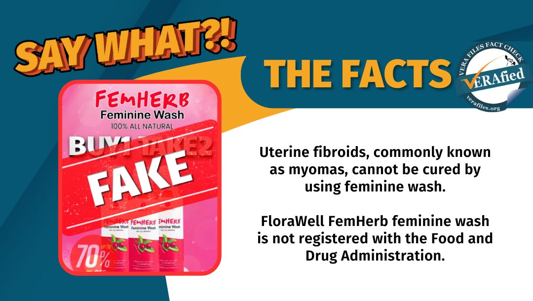 FACT CHECK: Ad on feminine wash healing myomas is FAKE