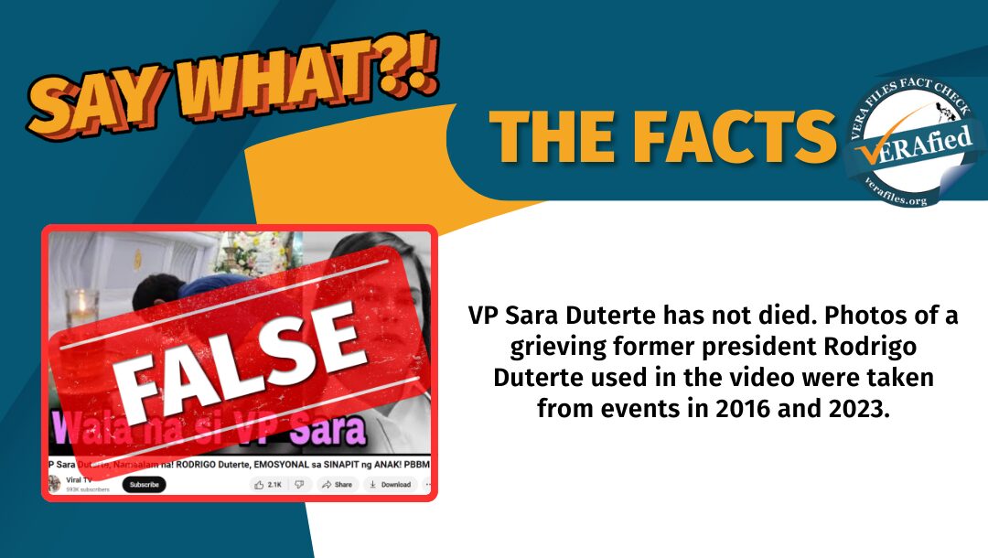 FACT CHECK: VP Sara Duterte is NOT dead