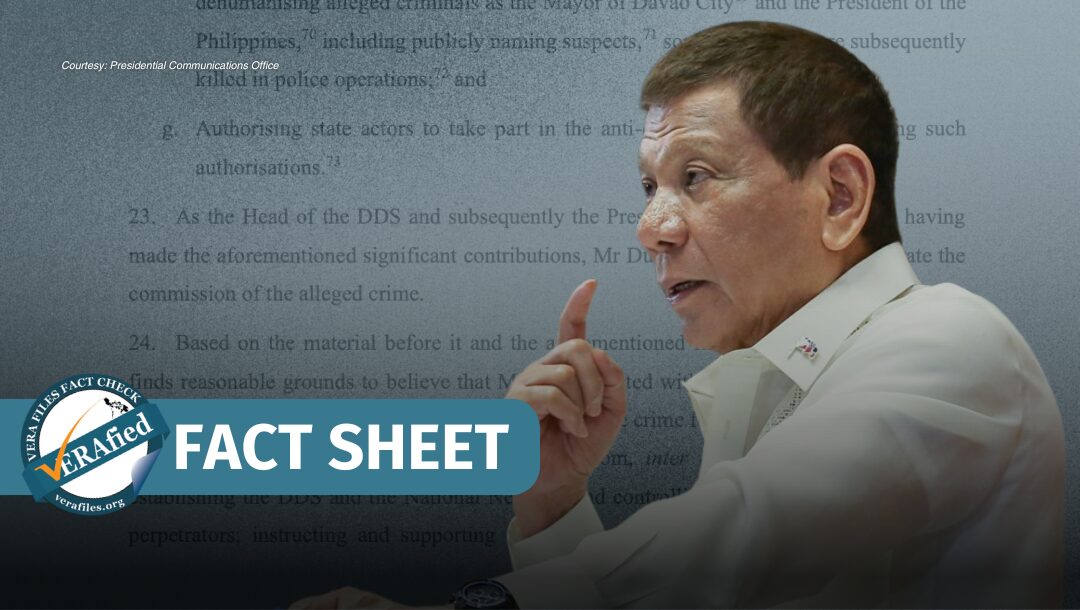 FACT SHEET: Unpacking the ICC arrest warrant for Duterte