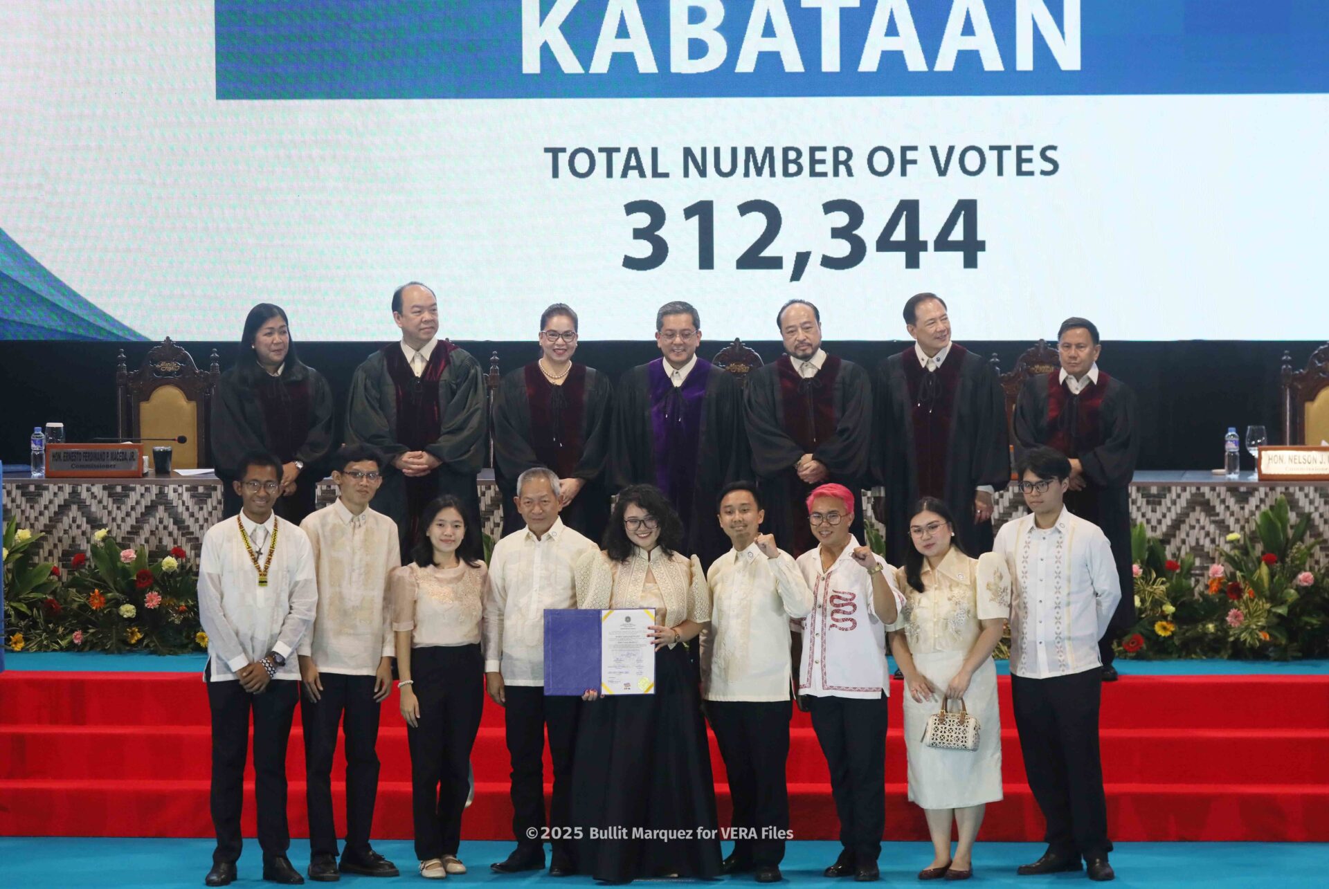 5/12 The 2025 Party-List election winners. Photo by Bullit Marquez for VERA Files.