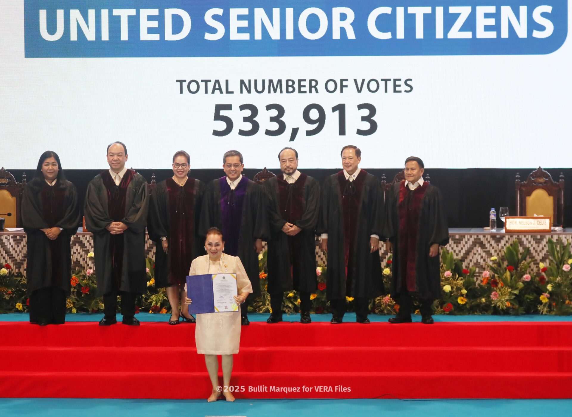 7/12 The 2025 Party-List election winners. Photo by Bullit Marquez for VERA Files.