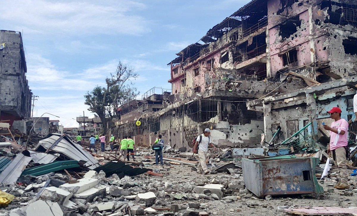 Aftermath of the siege in Marawi City in 2017. Courtesy: Silsilah Dialogue