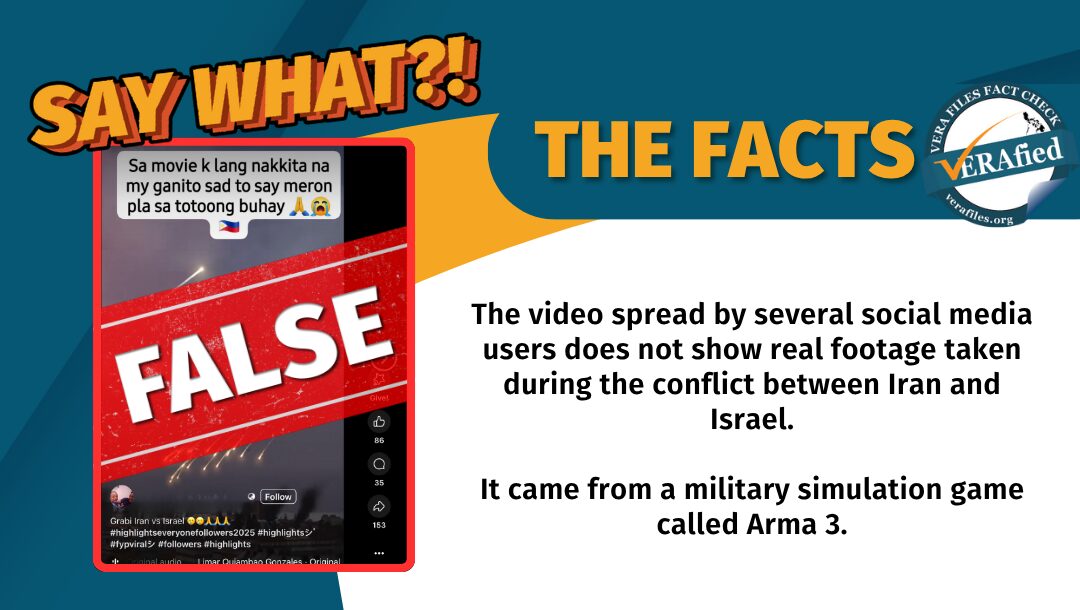 FACT CHECK: Israel-Iran ‘war footage’ came from a video game, NOT real