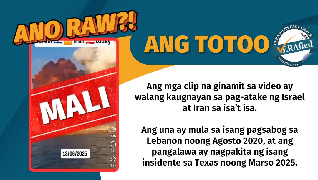 FACT CHECK: Old videos MISREPRESENTED as footage of Israel-Iran conflict