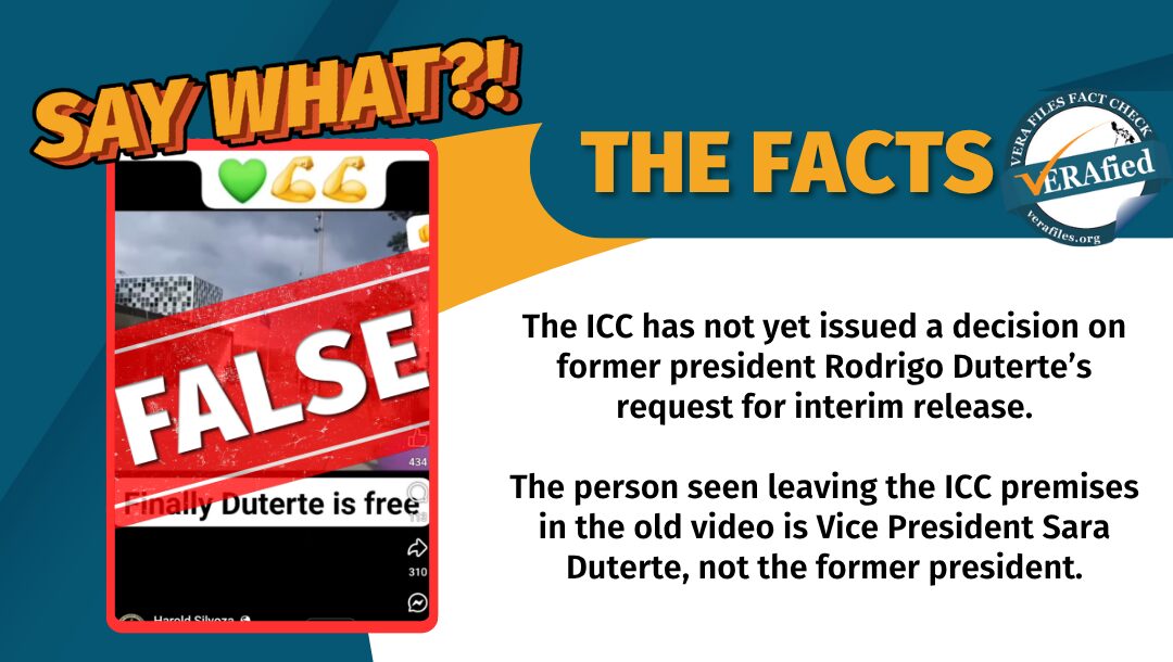 FACT CHECK: Old video used to FALSELY claim Duterte is free