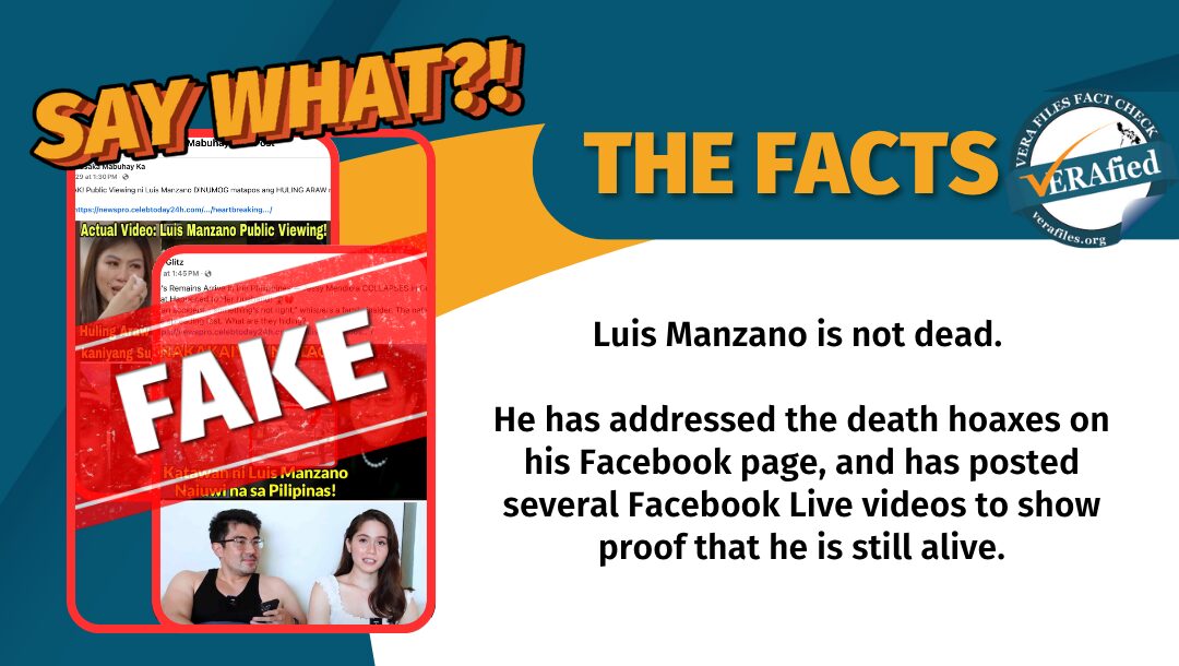 FACT CHECK: Luis Manzano has NOT passed away