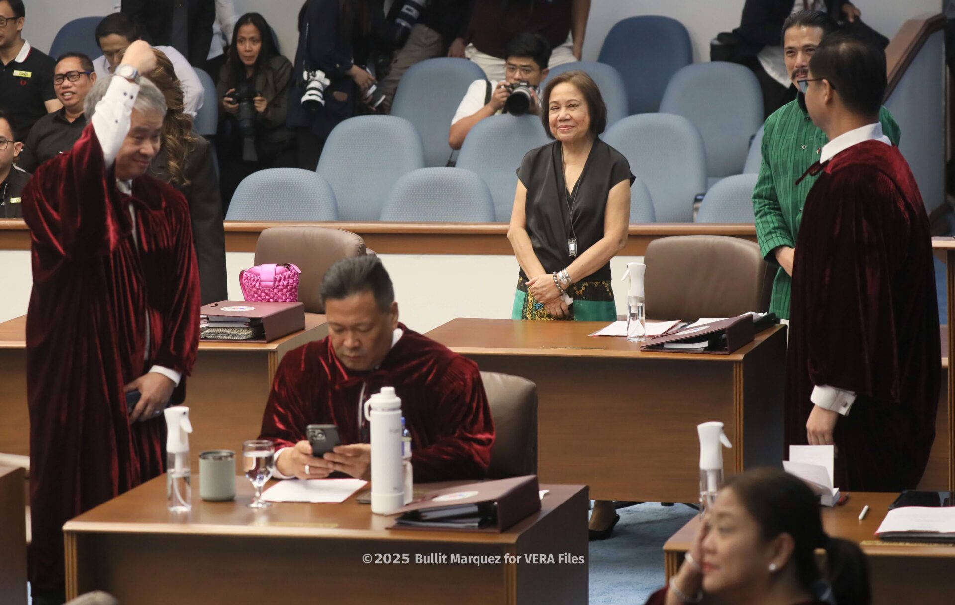 Senate scenes before betrayal vote Photo by Bullit Marquez for VERA Files 11/11