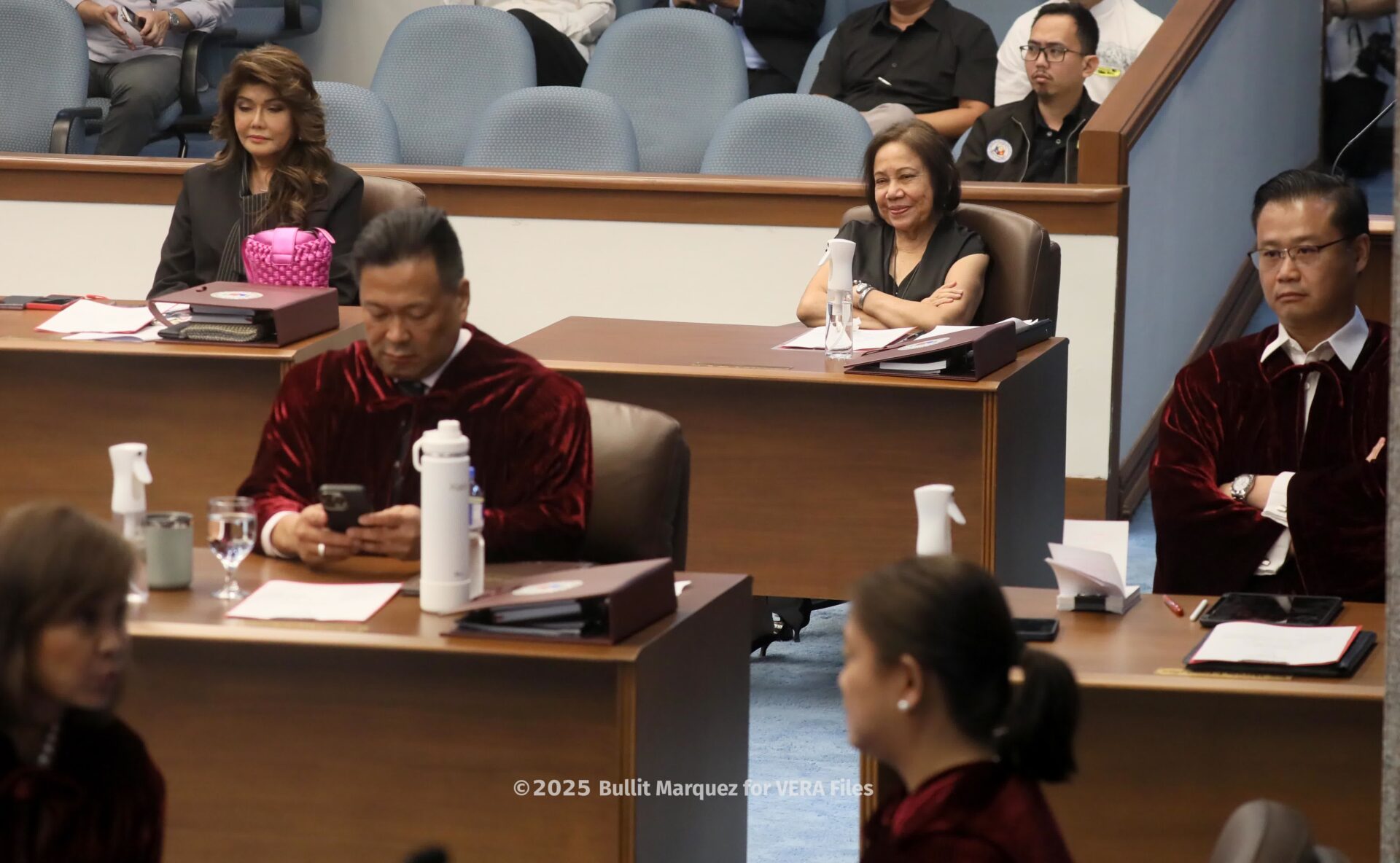 Senate scenes before betrayal vote Photo by Bullit Marquez for VERA Files 8/11